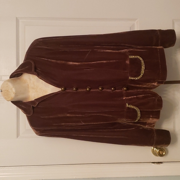 Vintage Selene Sport Velvet Pantsuit - Picture 2 of 10